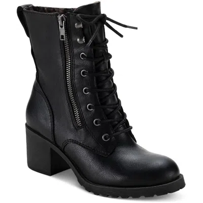 Sun + Stone Sloanie Womens Ankle Boots In Black