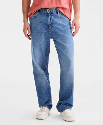 Sun + Stone Sun & Stone Men's Westerly Loose-fit Jeans, Macy's Exclusive In Blue