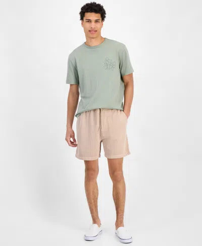 Sun + Stone Sunwashed 6" Shorts, Exclusively At Macy's