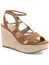 SUN + STONE TIINSLEY WOMENS ANKLE STRAP STRAPPY WEDGE SANDALS