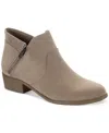 Sun + Stone Adelinee Womens Zipper Ankle Boots In Mushroom Micro