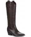 Sun + Stone Women's Bodhiii Western Knee High Boots, Created For Macy's In Carob Sm
