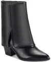 Sun + Stone Ssibizaa Womens Cuffed Manmade Ankle Boots In Black Sm