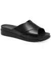 SUN + STONE WOMEN'S ISLLA CRISSCROSS SLIDE WEDGE SANDALS, CREATED FOR MACY'S