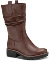 Sun + Stone Women's Nelliee Lug Sole Slouch Boots, Created For Macy's In Mshroom Mc