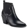 Sun + Stone Womens Block Heel Man Made Ankle Boots In Multi