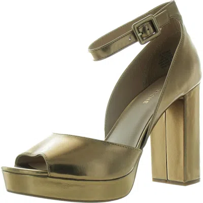 Sun + Stone Womens Block Heel Man Made Pumps In Multi