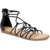 Sun + Stone Womens Buckle Manmade Gladiator Sandals In Multi