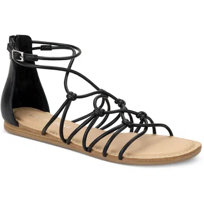 Sun + Stone Womens Buckle Manmade Gladiator Sandals In Multi