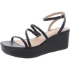 Sun + Stone Women's Alyssaa Strappy Platform Wedge Sandals, Created For Macy's In Black