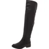Sun + Stone Womens Padded Insole Zipper Over-the-knee Boots In Black