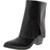 Sun + Stone Womens Pointed Toe Faux Leather Mid-calf Boots In Multi