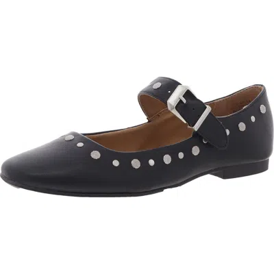Sun + Stone Womens Studded Man Made Mary Janes In Black Sm