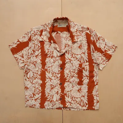 Pre-owned Sun Surf 1980s  By Sugar Cane Cropped Shirt In Multi