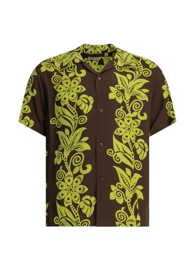Sun Surf Floral-print Short-sleeve Shirt In Multi