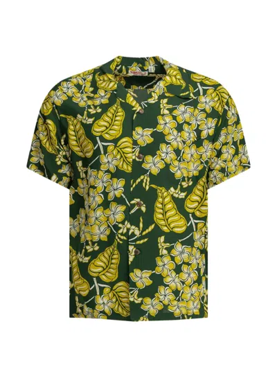 Sun Surf Floral-print Short-sleeve Shirt In Multi