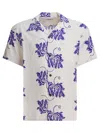 Sun Surf Hibiscus Coral Shirts White