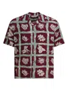Sun Surf Island Plants Shirts Bordeaux In Multi