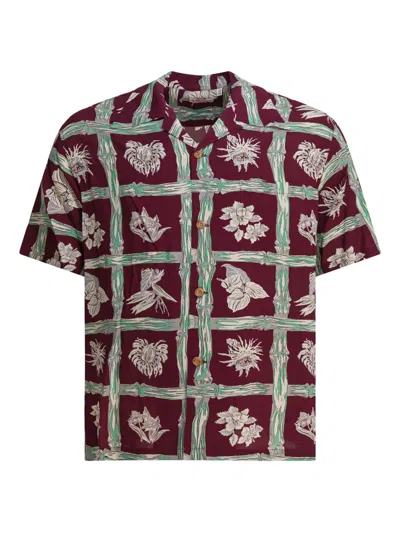 SUN SURF PRINTED RAYON SHIRT