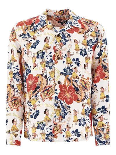 SUN SURF PRINTED SHIRT
