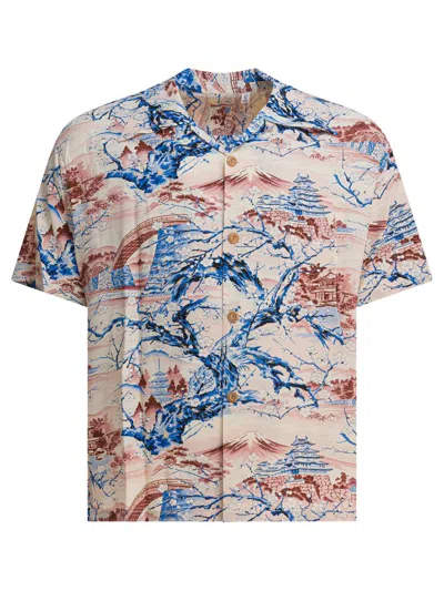 SUN SURF SUN SURF "SCENERY OF JAPAN" SHIRT