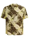 Sun Surf Island Pineapple Shirts Brown In Yellow