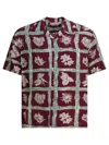 Sun Surf Island Plants Shirts Bordeaux In Burgundy