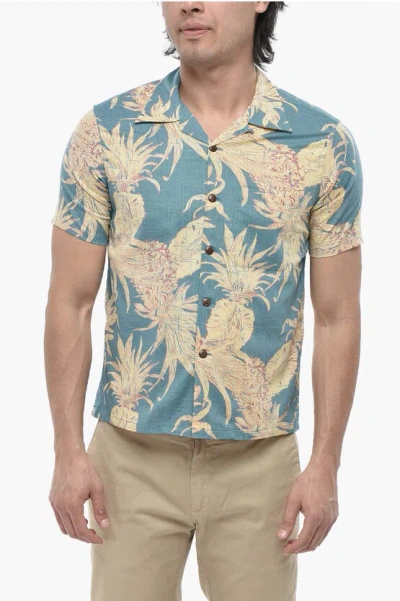 Sun Surf Short-sleeve Shirt Aloha Hawaii With Pocket In Multi