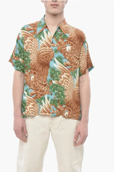 Sun Surf Special Edition Short-sleeve Shirt Taka Master Of The Run Wi In Multi