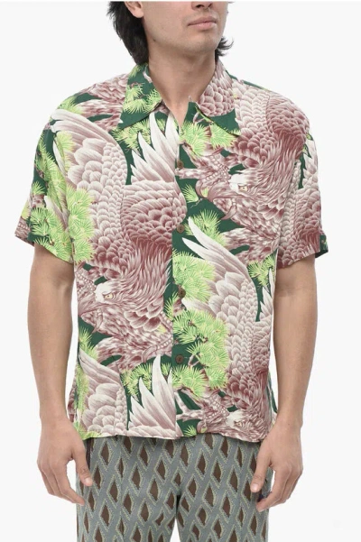 Sun Surf Special Edition Short-sleeve Shirt Taka Master Of The Run Wi In Multi