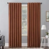 Sun Zero Amherst Velvet Thermal Extreme Back Tab Energy Saving 100% Blackout Single Curtain Panel In Red