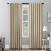 Sun Zero Amherst Velvet Thermal Extreme Back Tab Energy Saving 100% Blackout Single Curtain Panel In Sand