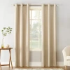 Sun Zero Cooper Grommet Top Energy Saving Light-filtering Single Curtain Panel In White