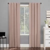 Sun Zero Cyrus Thermal Rod Pocket Back Tab Energy Saving 100% Blackout Single Curtain Panel In Pink