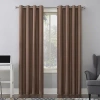 Sun Zero Duran Grommet Top Energy Saving 100% Blackout Single Curtain Panel In Orange