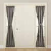Sun Zero Emory Light-filtering Rod Pocket Single Sidelight Curtain In Gray
