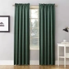 Sun Zero Emory Rod Pocket Energy Saving Light-filtering Single Curtain Panel In Green
