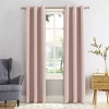 Sun Zero Evan Grommet Top Energy Saving Blackout Single Curtain Panel In Pink