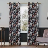 Sun Zero Irma Grommet Top Blackout Single Curtain Panel In Multi