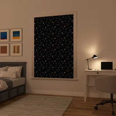 Sun Zero Lights Out Night Portable Travel 100% Blackout Suction Cup Curtain Panel