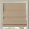 Sun Zero Morin Cordless 100% Blackout Roman Shade In Sand