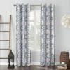 Sun Zero Nepal Grommet Top Energy Saving Blackout Single Curtain Panel In Gray