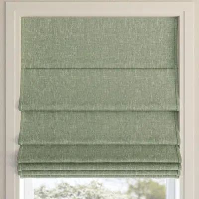 Sun Zero Pryer Textured 100% Blackout Cordless Roman Shade