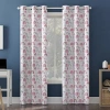 Sun Zero Rainbows Grommet Top Energy Saving 100% Blackout Single Curtain Panel In Multi