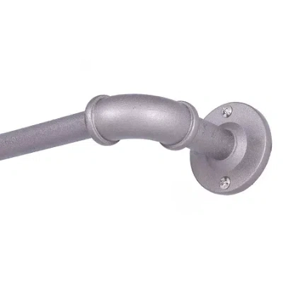 Sun Zero Room Darkening Bronn Industrial 3/4 In Curtain Rod In Yellow