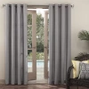 Sun Zero Sailor Grommet Top Energy Saving Light-filtering Single Curtain Panel In Gray