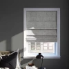 Sun Zero Somerton Energy Saving Cordless Blackout Roman Shade In Gray