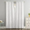 Sun Zero Sylo Rod Pocket Energy Saving 100% Blackout Single Curtain Panel In White