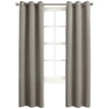 Sun Zero Talon Grommet Top Energy Saving Light-filtering Single Curtain Panel In Sand