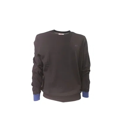 Sun68 - Black Elbow Contrast K43110 Sweater